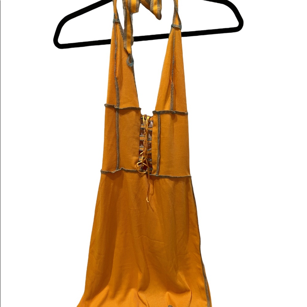 Verge Girl Orange Mini Dress